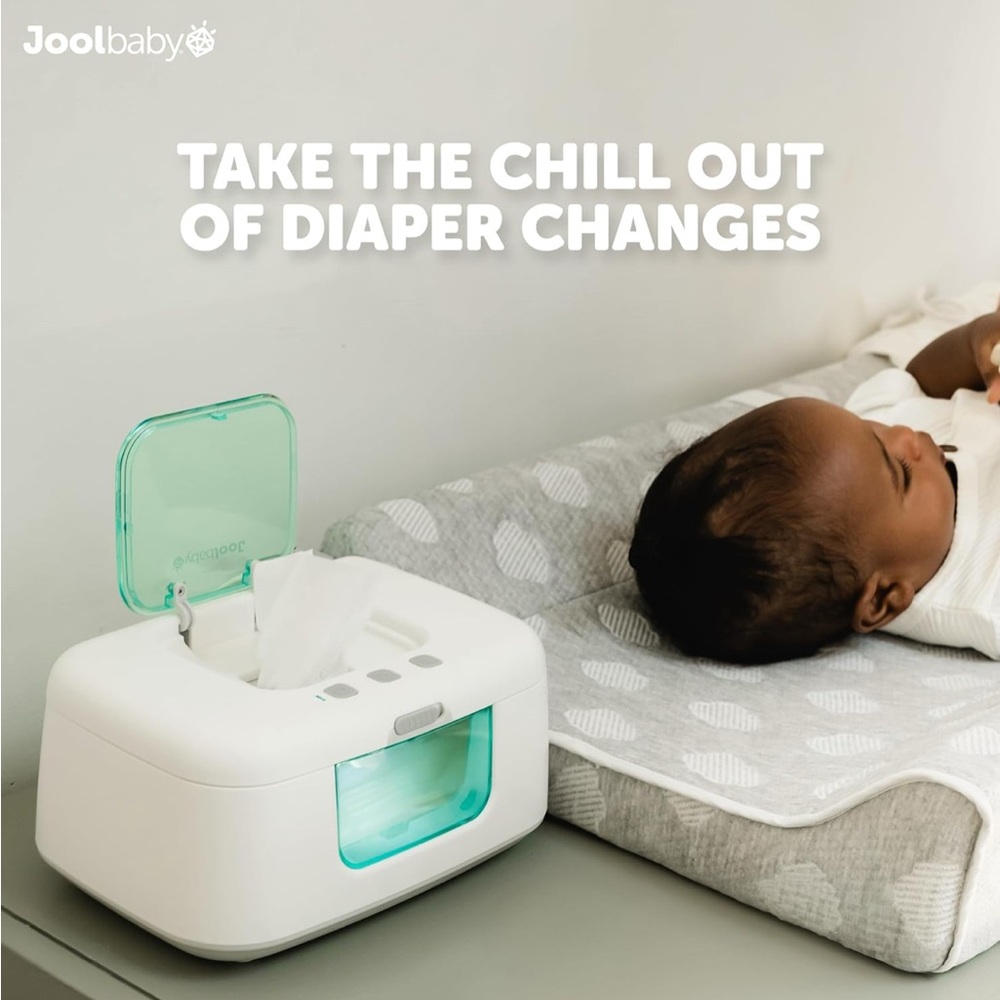 Jool Baby Wipe Warmer & Dispenser with LED Changing Light & On/Off Switch - Picture 2 of 5